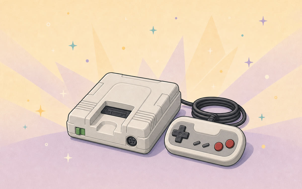 Ilustración nostálgica de PC Engine / TurboGrafx-16